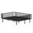 Robust Steel Support Couch Bed with Reinforced Slat System-129444908