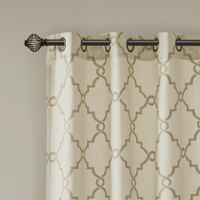 Panneaux de rideaux chic en polyester Frwork pour un décor de salon moderne