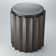 Fluted Column Table-Nickel