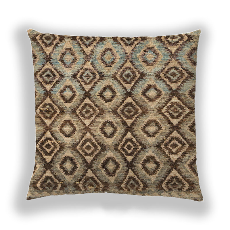 Coussin décoratif abstrait 2540, Microsuède