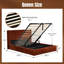 Lit plateforme tapissier hydraulique avec rangement relevable-910546615-910546613