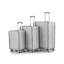 Ensembles de bagages 3 pièces (20/24/28), bagages de cabine extensibles avec serrure TSA approuvée, coque rigide 100% PC et valise légère avec poche avant et roues pivotantes