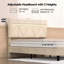 Structure de lit plateforme tapissier grand-2002418098
