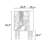 French abstract art patterns decorative cabinet
