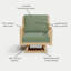 Solerno Heated Swivel Chair — Dove-739103911