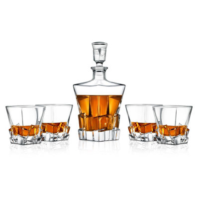 Filippa 5 - Piece Whiskey Decanter Set