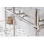 Embassy Stone Oval Console Bathroom Sink with Faucet and Overflow-257216118