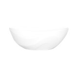 Seros 65" x 30" Freestanding Soaking Bathtub with Curved Rim and Overflow Hole