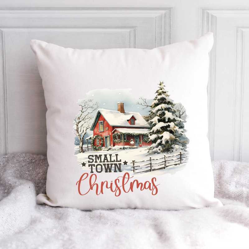 Coussin Christmas Farm_10, 16 po x 16 po