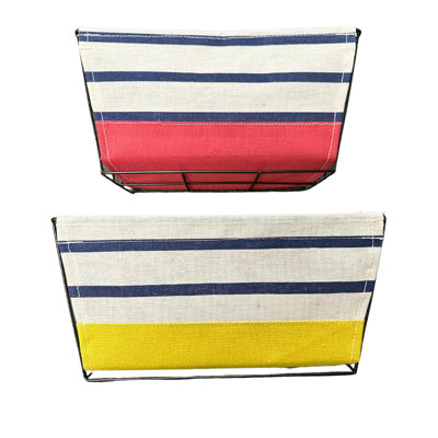 iH casadécor Canvas Decorative Basket