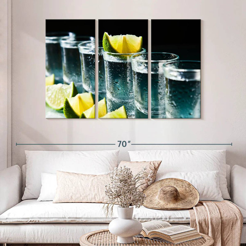 Yarlin Lime Tequila Drinks, 32" H x 50" W