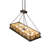 Rustic Lodge 8 - Light Oil Rubbed Bronze Pool Table Lights Pendant