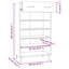 10 Pair Shoe Storage Cabinet-381317067