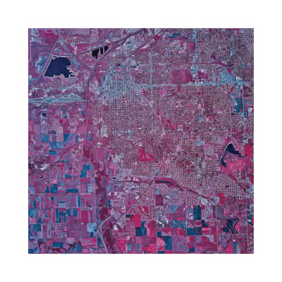 Lincoln, Nebraska 1 Piece Wrapped Canvas Wall Art