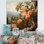 Renaissance, peinture d'un fruit de pêche II - fruits, art mural en métal