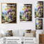 «Purple Green Grapes Vineyard», reproduction d'art sur toile-91160296-91160301