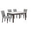 4 - Person Faux Marble Top Four Leg Dining Set