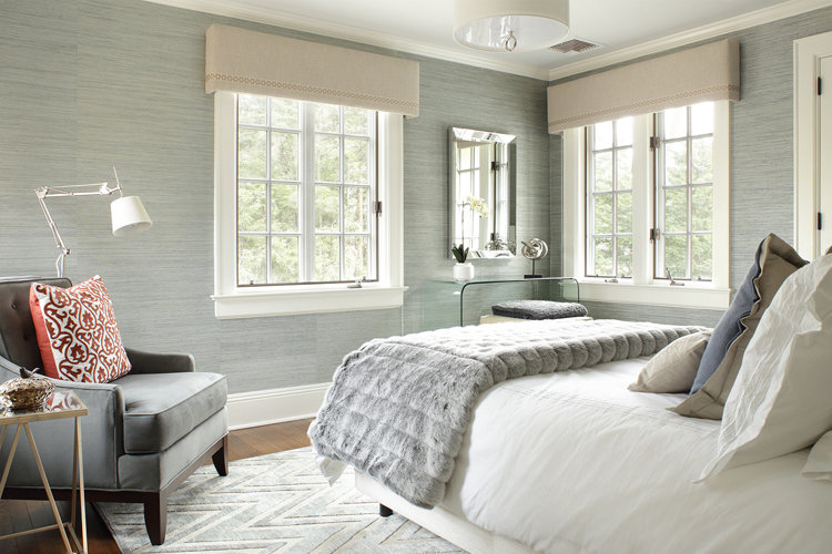 bedroom with reading nook