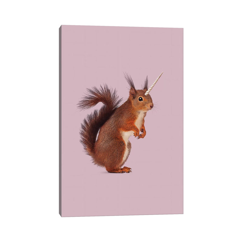 Einhoernchen 1 Piece Wrapped Canvas Wall Art, 101.6 cm H x 66.04 cm W x 3.175 cm D