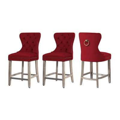 Thursa Counter Stool with Metal Frame