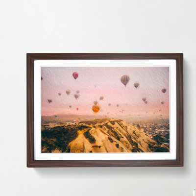 Hot Air Balloon Ride - Framed Print