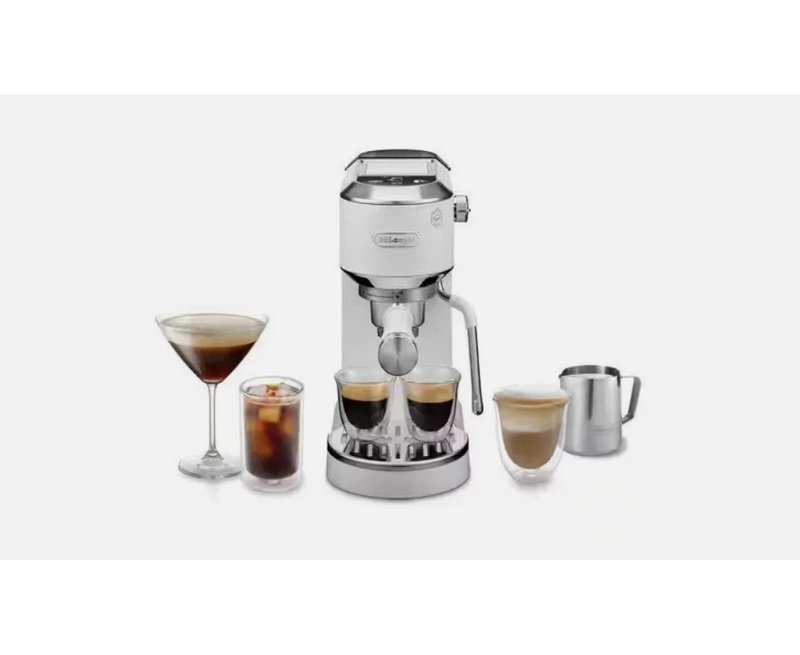 Dedica Duo Manual Coffee Machine White, White