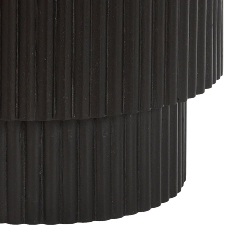 Table d'appoint Reyna - noir, Black/White