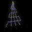  LED Christmas Tree with Ground Spikes 180 cm Metal-1158060718