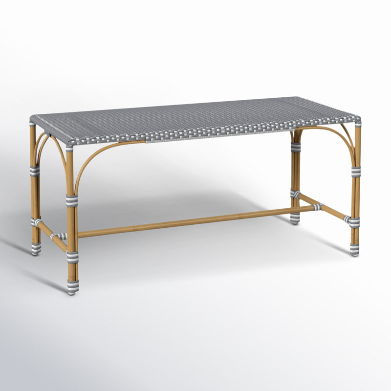Banc de pique-nique en aluminium , Gris