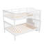 Lit superposé blanc pour escalier pour chambre à coucher, garde-corps de rangement et garde-corps, construction solide, escalier fonctionnel, lit divan-lit pour chambre à coucher, blanc, espace, pieds robustes, boîte à ressorts non requise