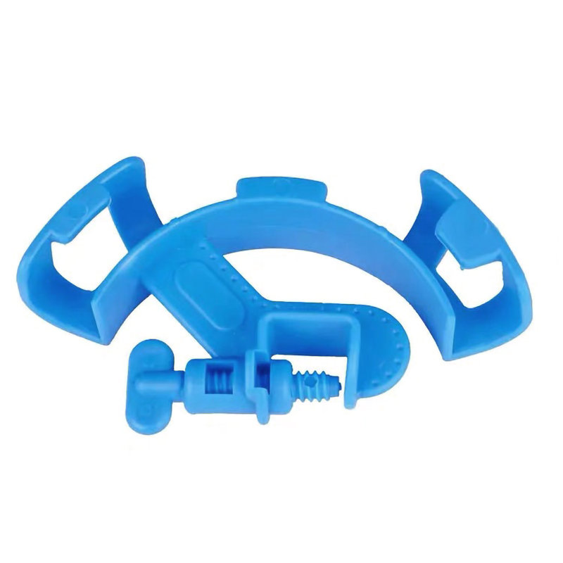 Adjustable Plastic Fish Tank Pipe Holder Fixed Clips,Pipe Link Fixing Frame, Blue Curved Pipe Clamp For Most Of The Soft Water Pipes In The Fish Tank