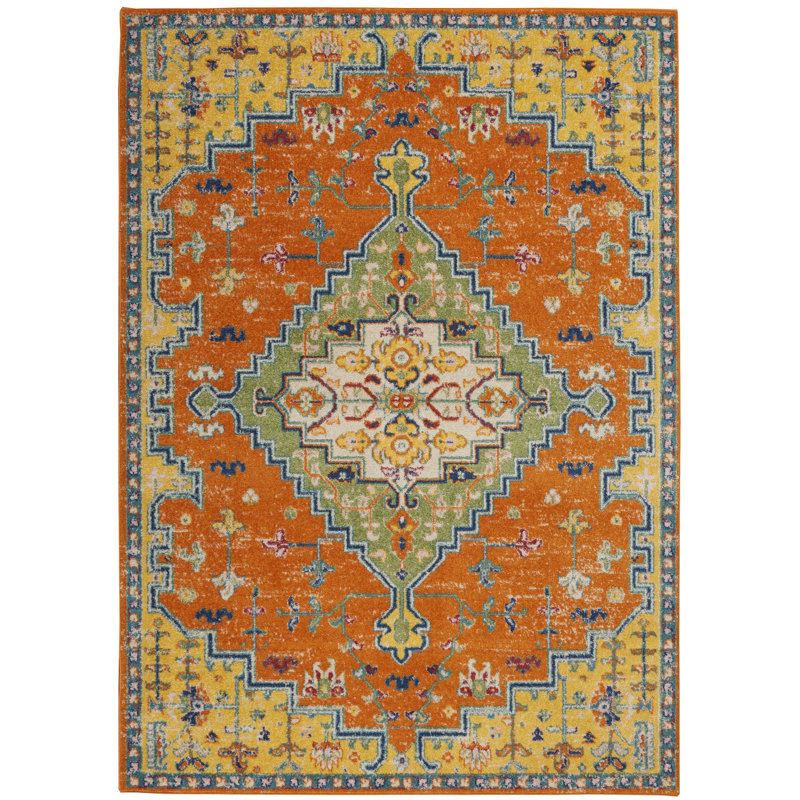Mihhail Oriental Indoor Rug, Rectangle 5'3" x 7'3"