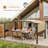 Aluminum Pergola with Canopy-96801089-96801090