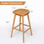 Tabouret de bar en bois massif Danel-877360258-927250378