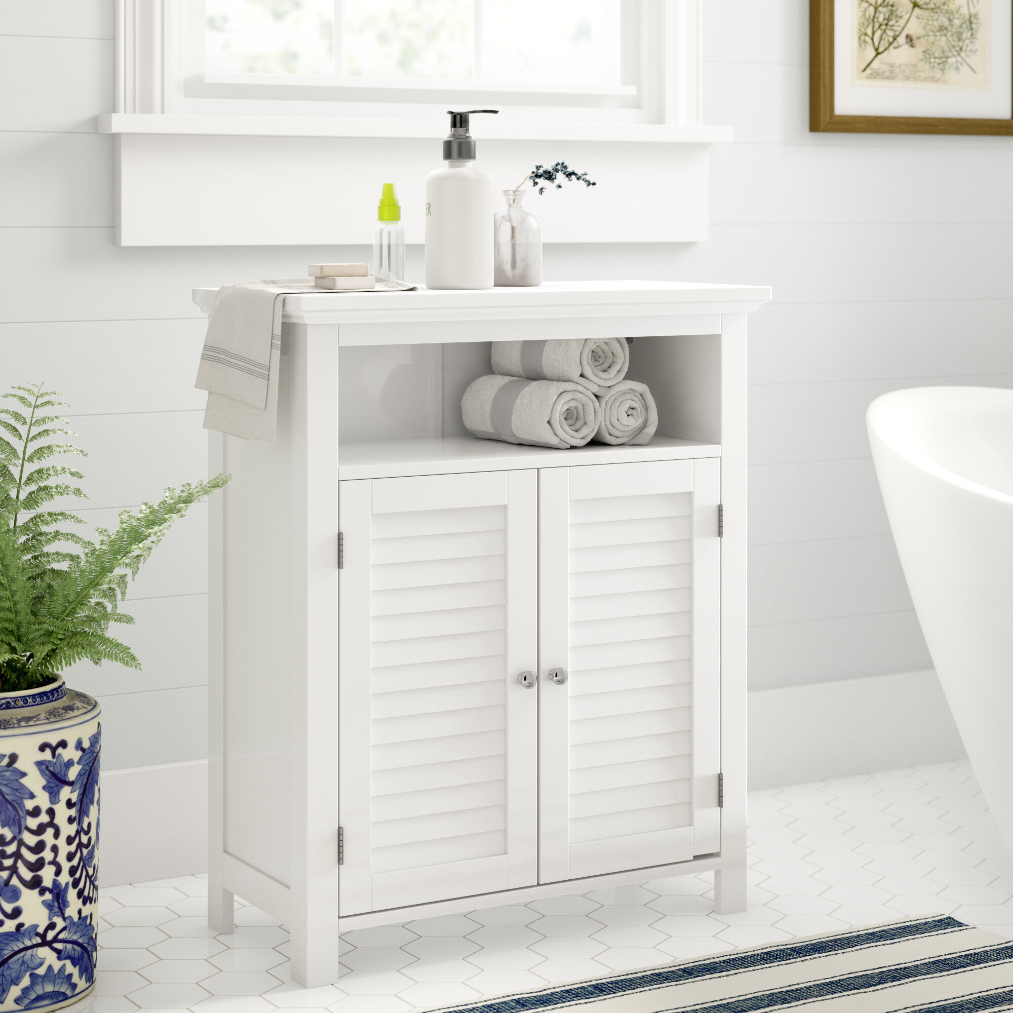 Sand & Stable Sleaford Freestanding Bathroom Cabinet & Reviews | Wayfair