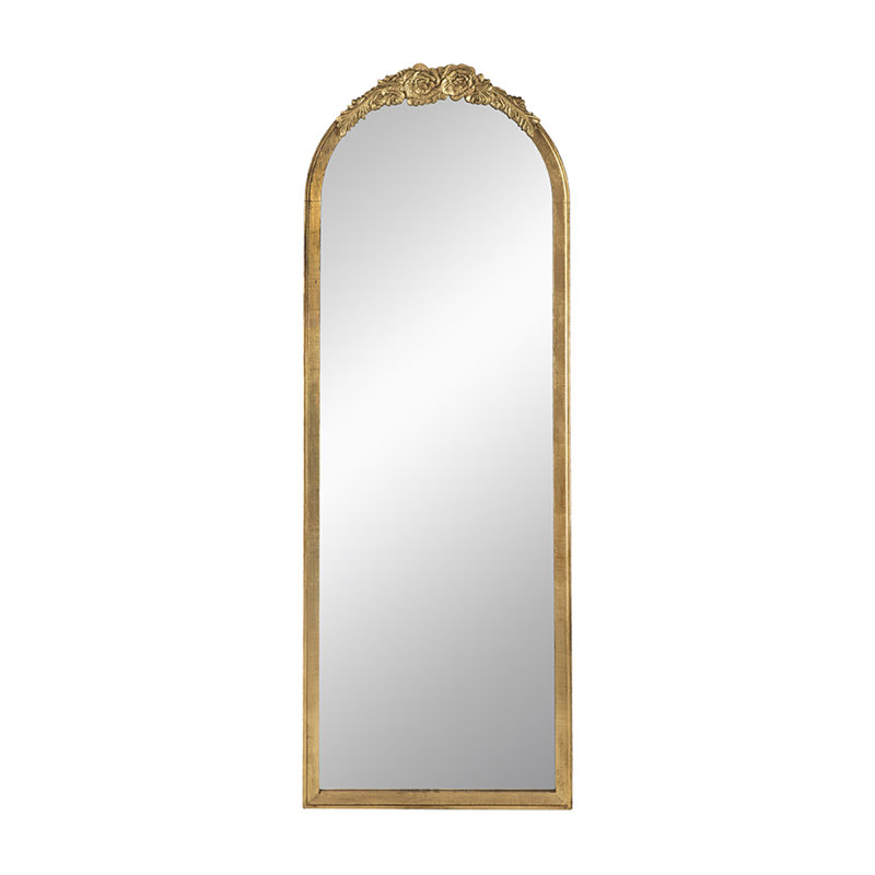 19"X56" Wood Floor Mirror