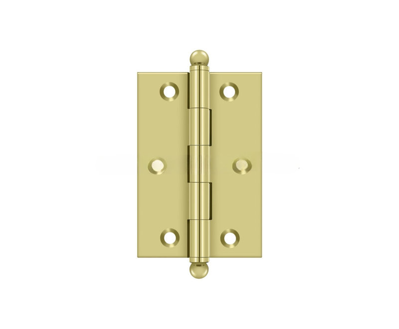 3'' x 2'' Butt Bearing Hinge, Polished Brass