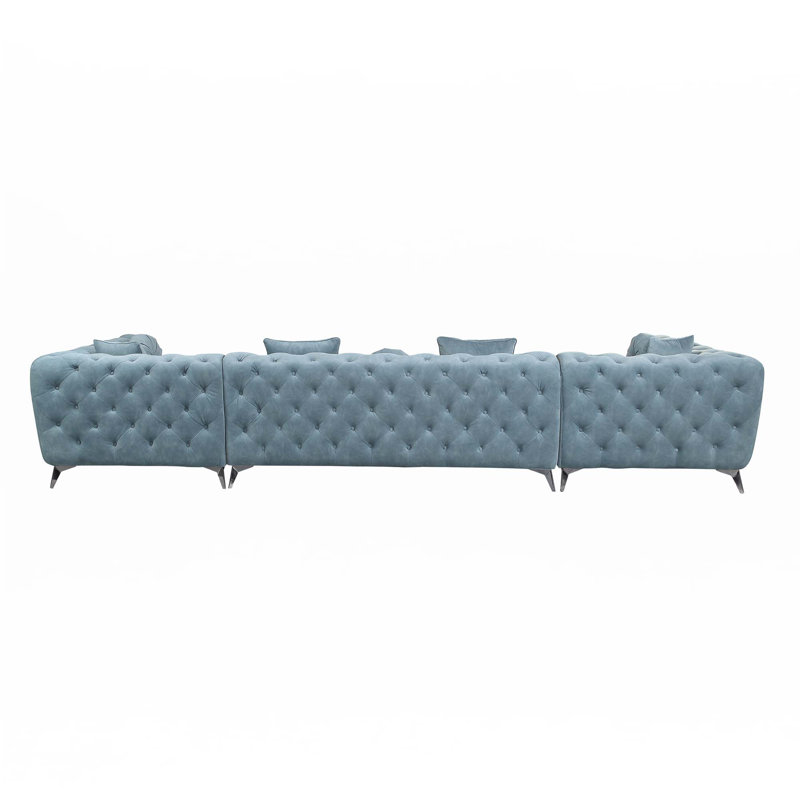 Canapé modulaire avec 7 coussins