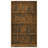 vidaXL 4-Tier Book Cabinet Bookshelf BookCase Stand Storage Rack Engineered Wood-898742107-898742084