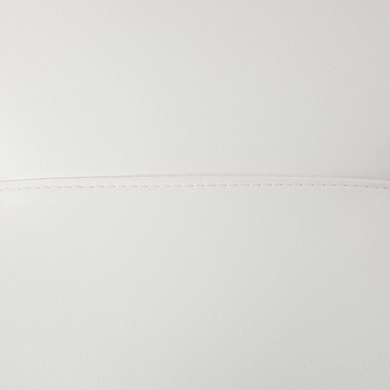 Elish Faux Leather L-Shaped Sectional, White/Black Faux Leather, Left Hand Facing
