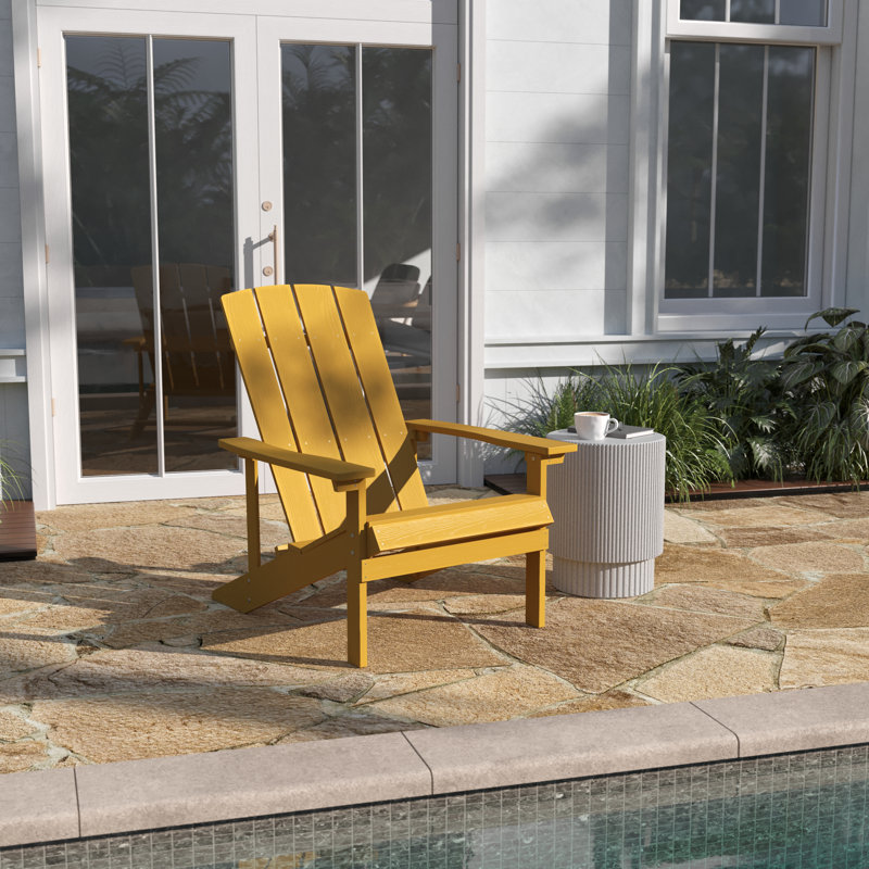 Chaise Adirondack Bayfield, Jaune