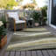 Tapis taupe intérieur / extérieur lavable à la machine Chayden ACN1098-100135600