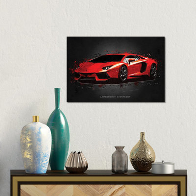 Lamborghini Aventador- Gallery-Wrapped Canvas Giclée