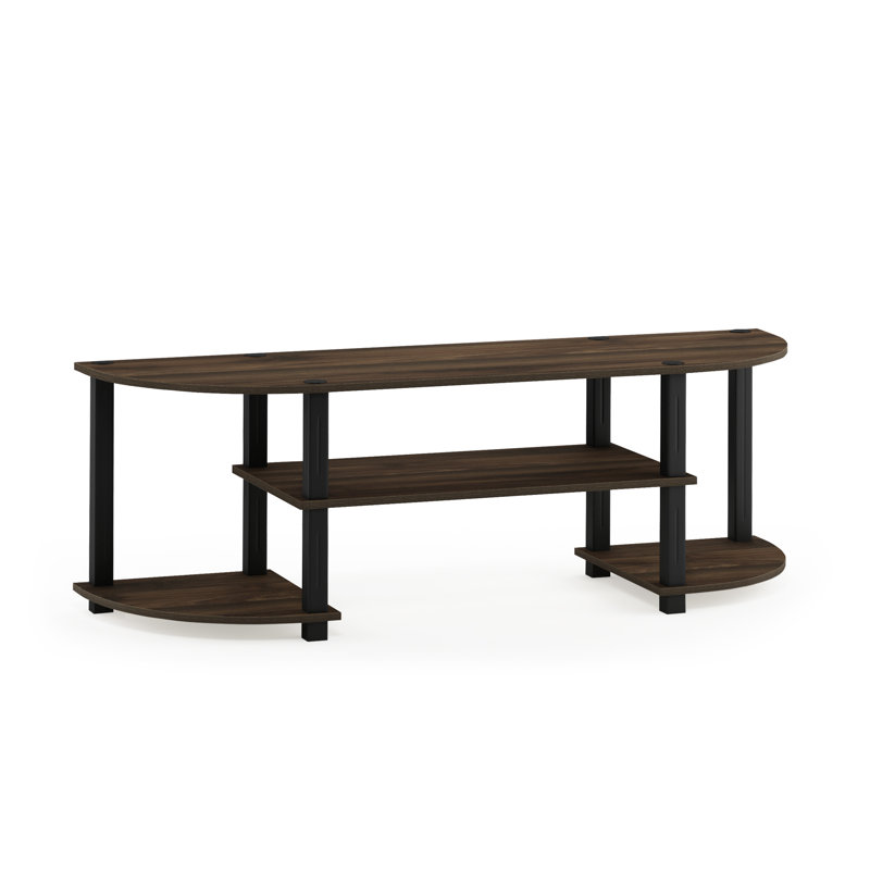 Sarwa TV Stand for TVs up to 50", Columbia Walnut/Black