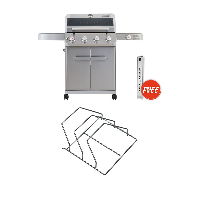 M405k Wtih Monument Grills Grillware Storage Rack