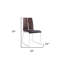 Chaises parsons en similicuir Ajus-980139671-980139668