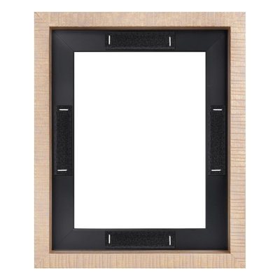 Canvas Floating Picture Frame Distressed Finish Natural