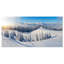 Winter Mountains Panorama, reproduction de photo sur toile tendue-33252021-33252026