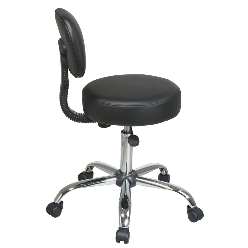 Chaise de dessinateur en vinyle Hathcock