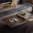 Italian square solid wood coffee table set-808765440